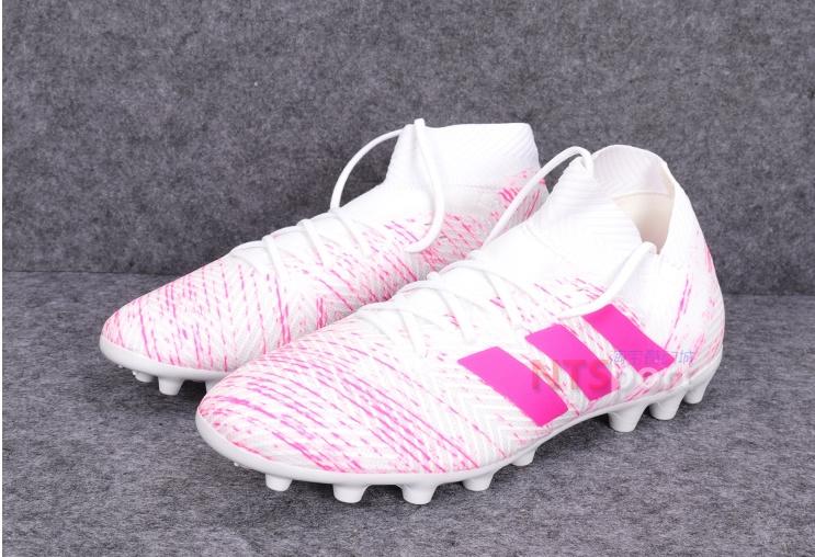 Adidas Nemeziz Messi 18.1 Soccers Cleats Shoes White Pink TraShoes Adidas Nemeziz Messi 18.1 Soccers Cleats Shoes White Pink TraShoes