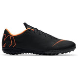 Nike Mercurial VaporX XII Academy Turf Soccer Cleats Black Orange - TraShoes