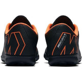 Nike Mercurial VaporX XII Academy Turf Soccer Cleats Black Orange - TraShoes