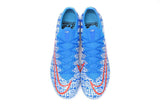 Nike Mercurial Vapor 13 Elite CR7 AG Flyknit 360 Soccers Cleats Shoes White Light Blue