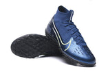 Nike Mercurial Superfly 7 Elite TF Soccers Cleats Shoes Dark Blue Black