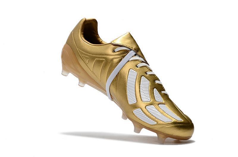 New Adidas Predator Mania Champagne FG Soccer Cleats Shoes Gold White –  TraShoes