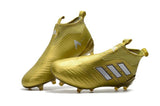 Adidas ACE PureControl FG Soccer Cleats Shoes Gold White