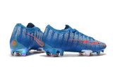 Nike Mercurial Vapor 13 Elite CR7 FG Flyknit 360 Soccers Cleats Shoes Light Blue