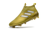 Adidas ACE PureControl FG Soccer Cleats Shoes Gold White