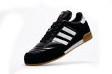 New Adidas MUNDIAL GOAL INDOOR IC Indoor Flat Soccer Cleats Shoes Black White Coffee