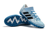 New Adidas Nemeziz Series TF Soccer Cleats Shoes Blue White Black