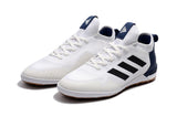 Adidas ACE TF Soccer Cleats Shoes White Black Blue Coffee