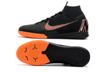 Nike MercurialX Superfly 360 Elite IC Soccer Cleats Black Orange - TraShoes
