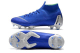 NIKE Mercurial Superfly VI 360 Elite FG Blue Silver - TraShoes