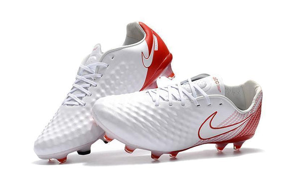 Nike Magista Obra II FG White Red Stripe - TraShoes