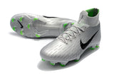 Nike Mercurial Superfly VI 360 Elite FG Soccer Cleats Silver Black - TraShoes