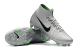 Nike Mercurial Superfly VI 360 Elite FG Soccer Cleats Silver Black - TraShoes