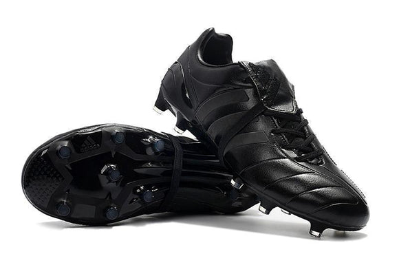 Adidas Predator Mania Champagne FG Soccer Cleats Full Black - TraShoes