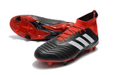 Adidas Predator 18.1 FG Soccer Cleats Core Black White Red - TraShoes