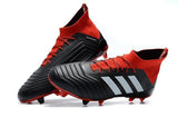 Adidas Predator 18.1 FG Soccer Cleats Core Black White Red - TraShoes