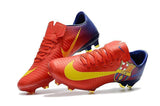 Nike Mercurial Vapor XI Barcelona FG Soccer Cleats Red Blue Yellow - TraShoes