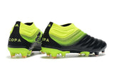 Adidas Copa 19+ FG Black Yellow Green - TraShoes