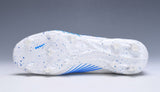 Adidas Predator 19.1 FG White Blue no Lace - TraShoes