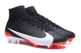 Nike Mercurial Superfly V FG Soccer Cleats Black Orange White - TraShoes