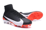 Nike Mercurial Superfly V FG Soccer Cleats Black Orange White - TraShoes