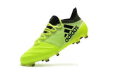 New Adidas fluorescent FG TPU Soccer Cleats Shoes Green Black