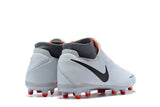 Nike Phantom Vision Elite DF FG Soccer Cleats White Orange Black - TraShoes