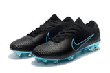 Nike Mercurial Vapor Flyknit Ultra FG Soccer Cleats Black Blue - TraShoes