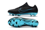 Nike Mercurial Vapor Flyknit Ultra FG Soccer Cleats Black Blue - TraShoes