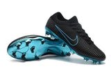 Nike Mercurial Vapor Flyknit Ultra FG Soccer Cleats Black Blue - TraShoes