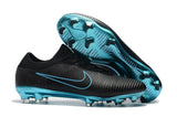 Nike Mercurial Vapor Flyknit Ultra FG Soccer Cleats Black Blue - TraShoes