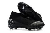 NIKE Mercurial Superfly VI 360 Elite FG Black White - TraShoes