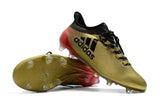 New Adidas X Series FG TPU Soccer Cleats Shoes Gold Black