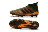 Adidas Predator 18+ FG Soccer Cleats Gold Army Green Black - TraShoes