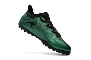 New Adidas X series TF Thunderstorm Grass Spikes Soccer Cleats Shoes Green Black Lime