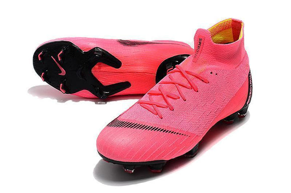 Nike Mercurial Superfly VI Elite FG Pink Black - TraShoes