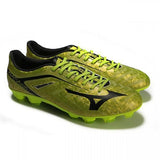 Mizuno Basara 001 FG Soccer Cleats Green Black Safety Yellow - TraShoes