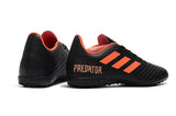 New Adidas Predator 18.4 TF Soccer Cleats Shoes Black Orange