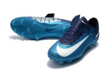 Nike Mercurial Vapor XI FG Soccer Cleats Ice Blue White Black - TraShoes