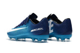 Nike Mercurial Vapor XI FG Soccer Cleats Ice Blue White Black - TraShoes