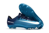 Nike Mercurial Vapor XI FG Soccer Cleats Ice Blue White Black - TraShoes