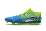 PUMA ONE 18.1 FG Soccer Cleats Blue Green Silver