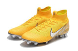 NIKE Mercurial Superfly VI 360 Elite Neymar FG Yellow White High Cut - TraShoes