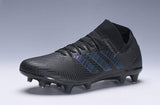 ADIDAS NEMEZIZ MESSI 18+ FIRM GROUND CLEATS BLACK ALL BLACK - TraShoes