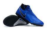 Nike Phantom Vision Elite TF Nike Turf Blue Silver Black - TraShoes