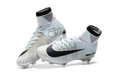 Nike Mercurial Superfly V CR7 FG Soccer Cleats Tint Black White Chrome - TraShoes