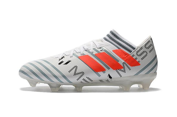 New Adidas Nemeziz Messi FG Soccer Cleats Shoes Sliver Gray Orange