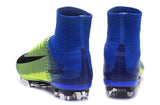 Nike Mercurial Superfly V FG Soccer Cleats Green Blue Black - TraShoes