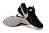 Nike Tiempo Legend VI FG Soccer Cleats Black White Gold - TraShoes