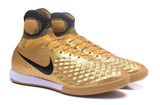 Nike MagistaX Proximo II IC Soccer Shoes Gold Black - TraShoes